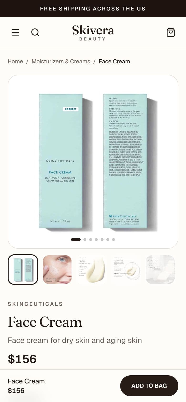 Skivera Beauty screen
